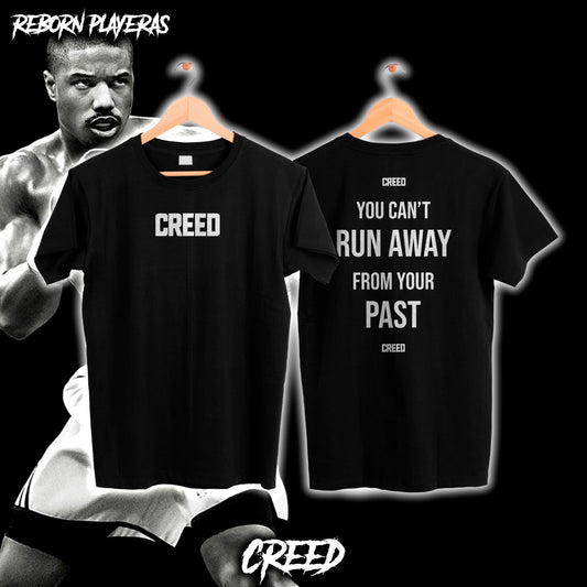 Playera Oversize You Can't Run Away From Your Past