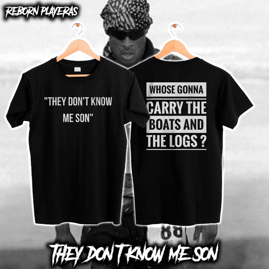 Playera Oversize They Dont Know Me