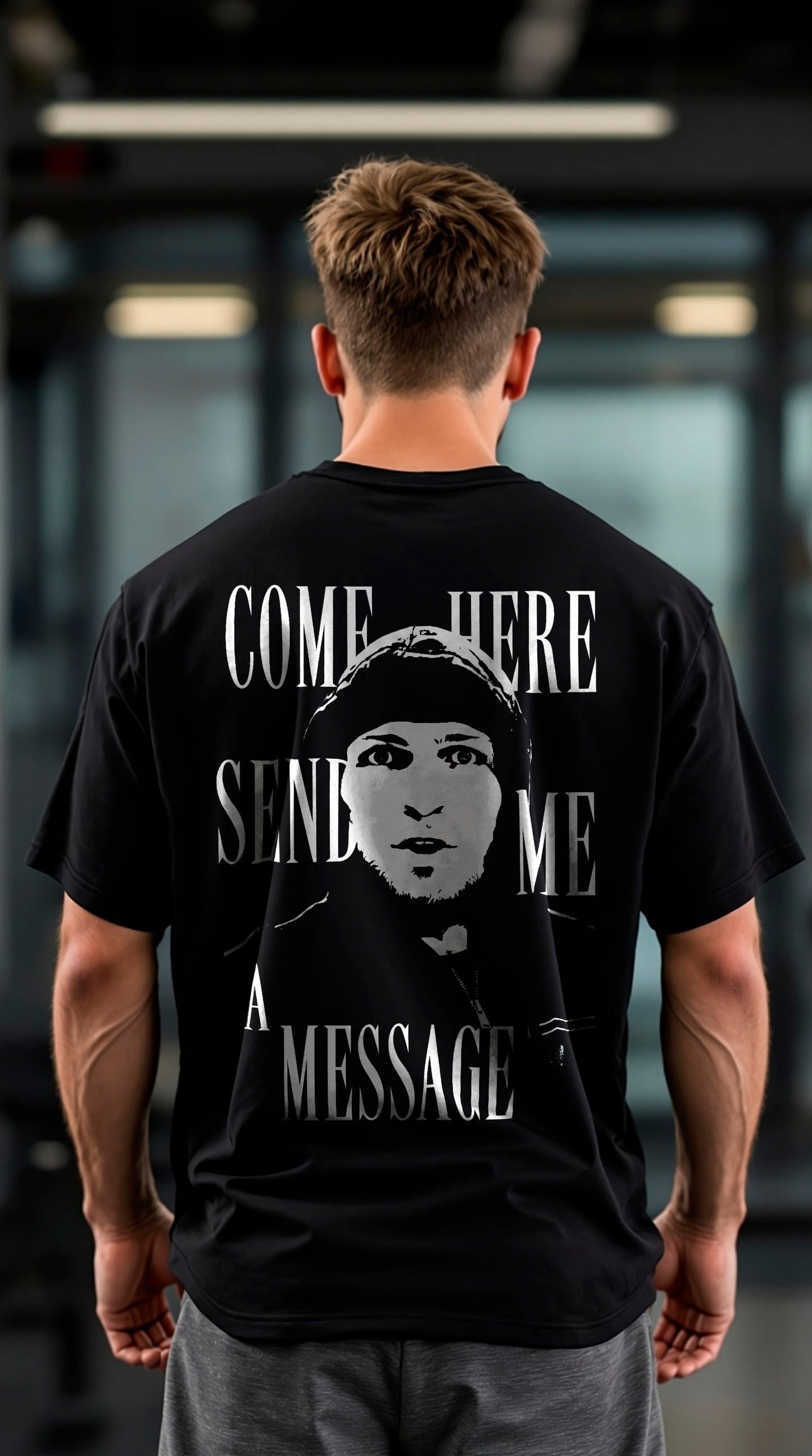 Playera Oversize Enviame Un Mensaje