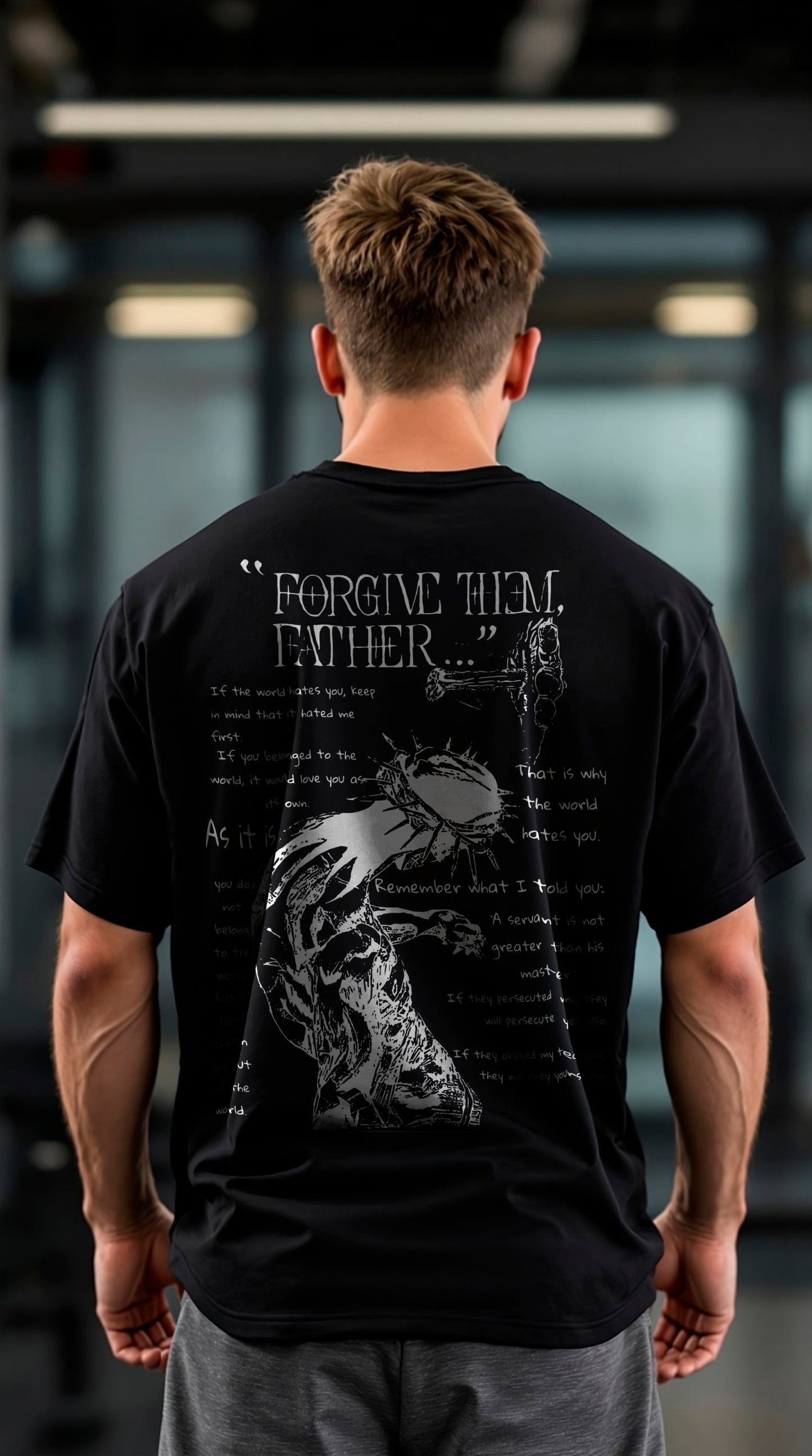 Playera Oversize Perdonalos Padre