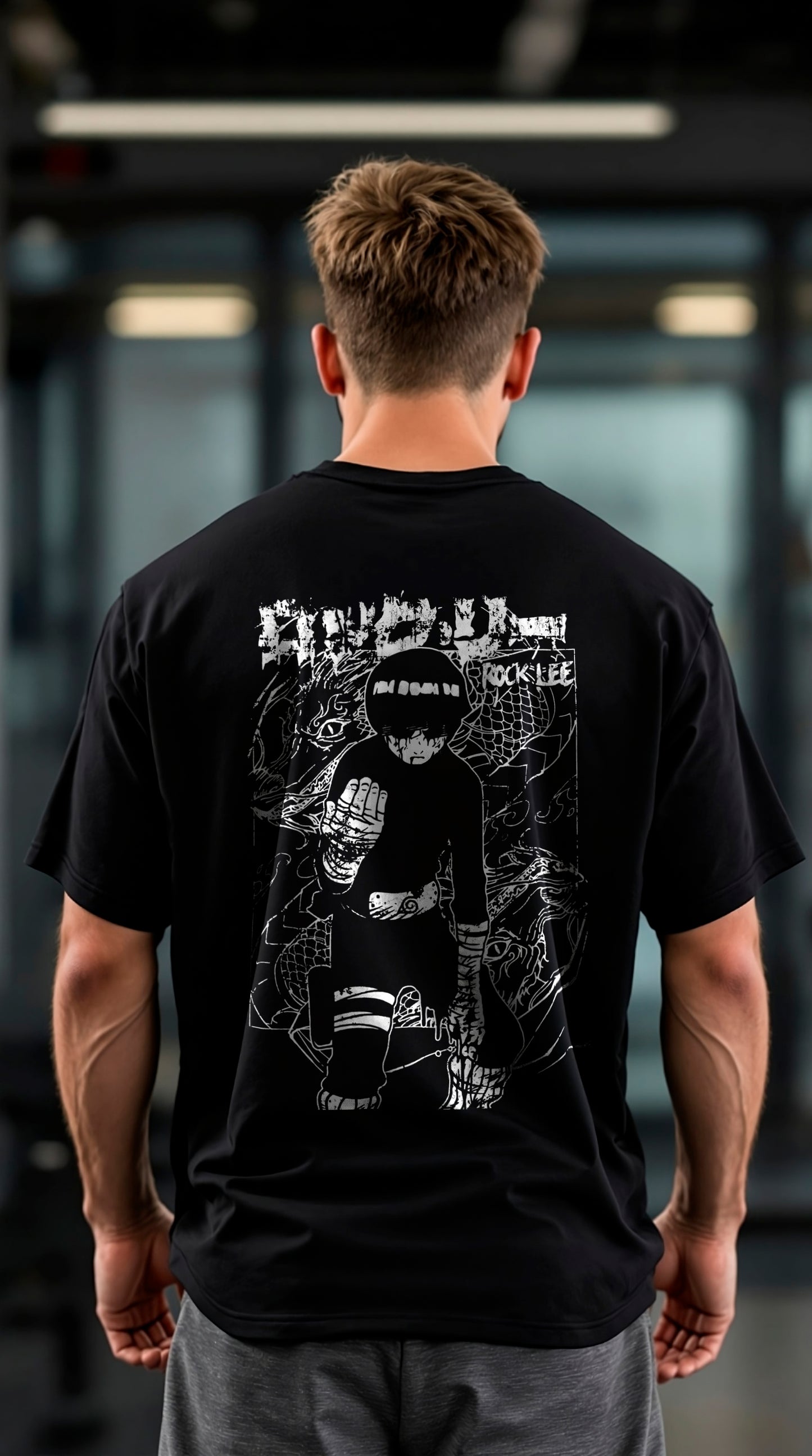 Playera Oversize Rock Lee