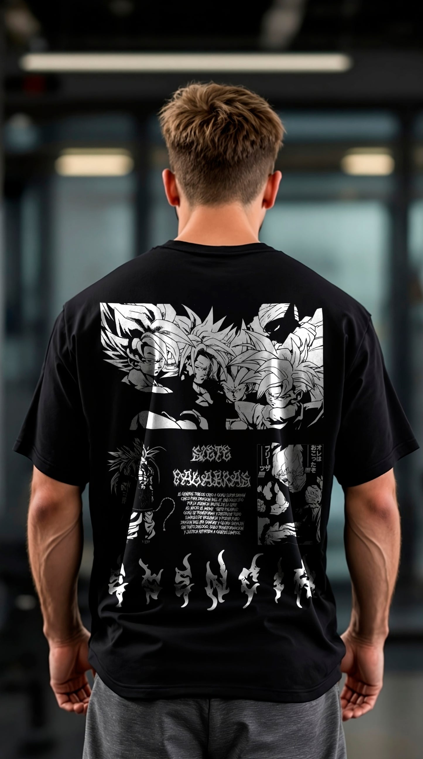 Playera Oversize Siete Palabras