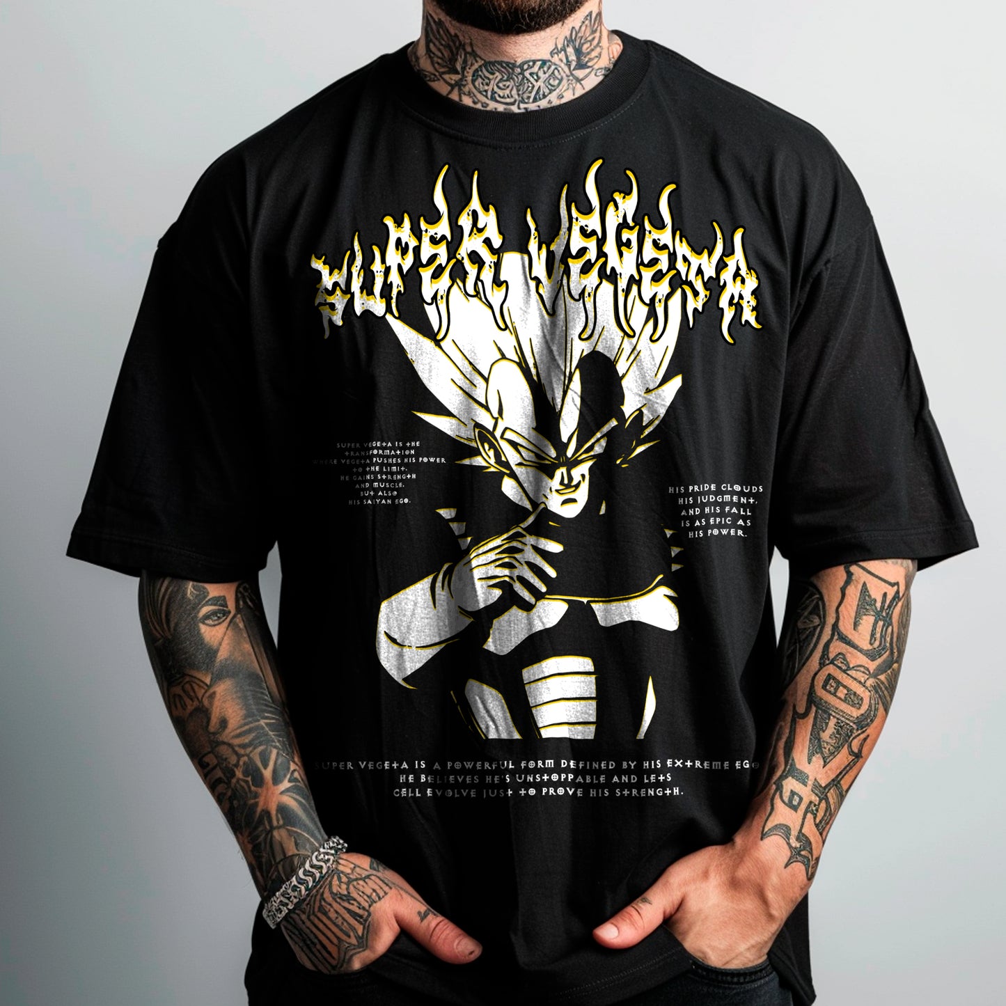 Playera Oversize Super Vegeta