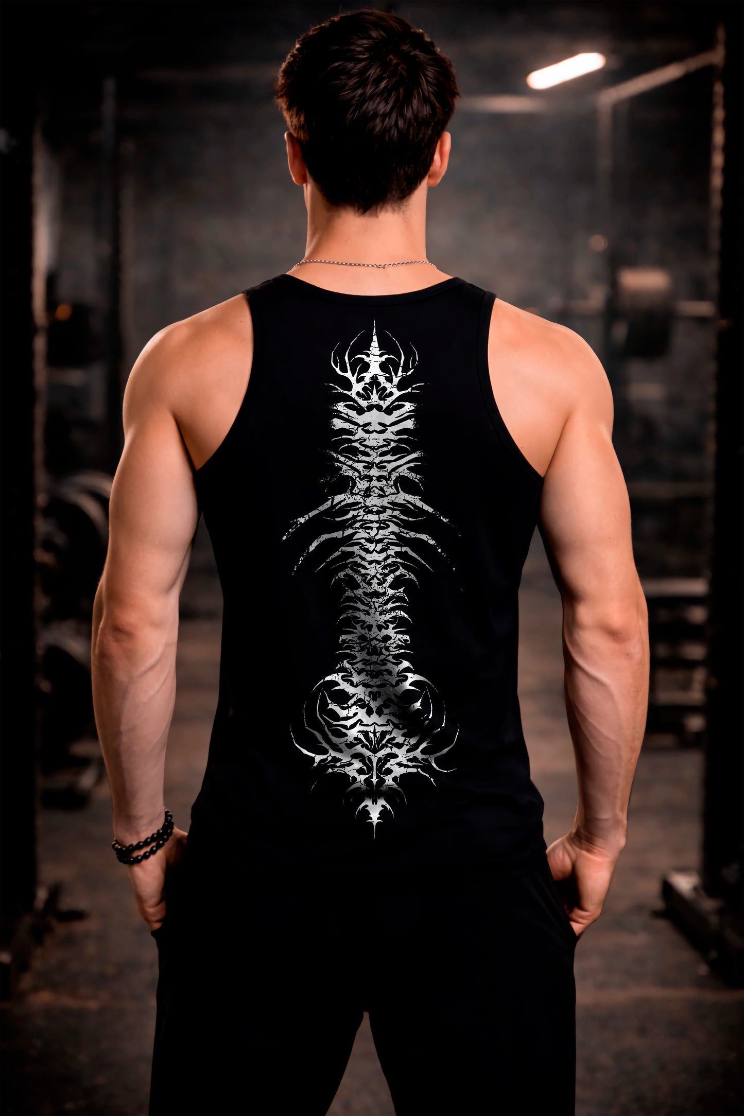 Tank Top Columna Espinas Gotico Gym