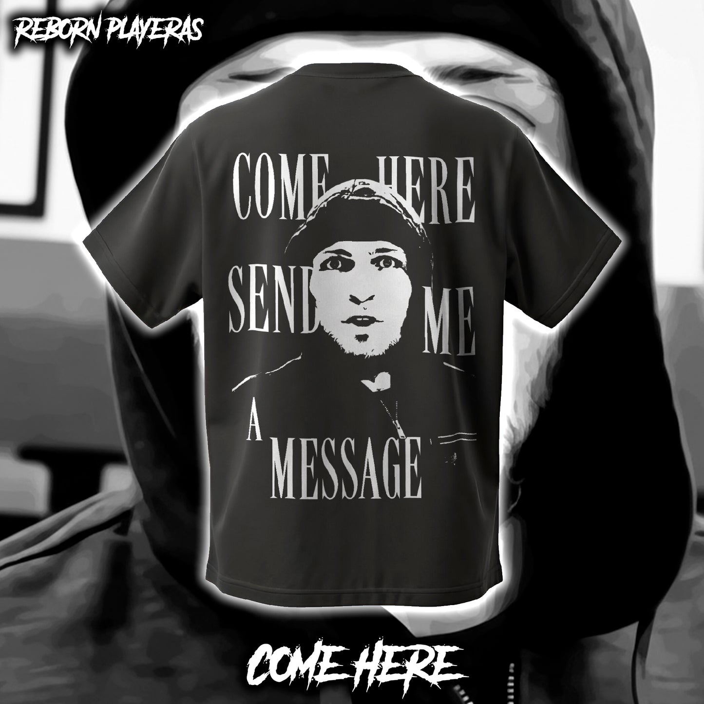 Playera Oversize Enviame Un Mensaje