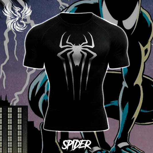 Playera De Compresion Spider