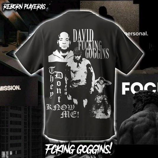 Playera Oversize Efecto Goggins