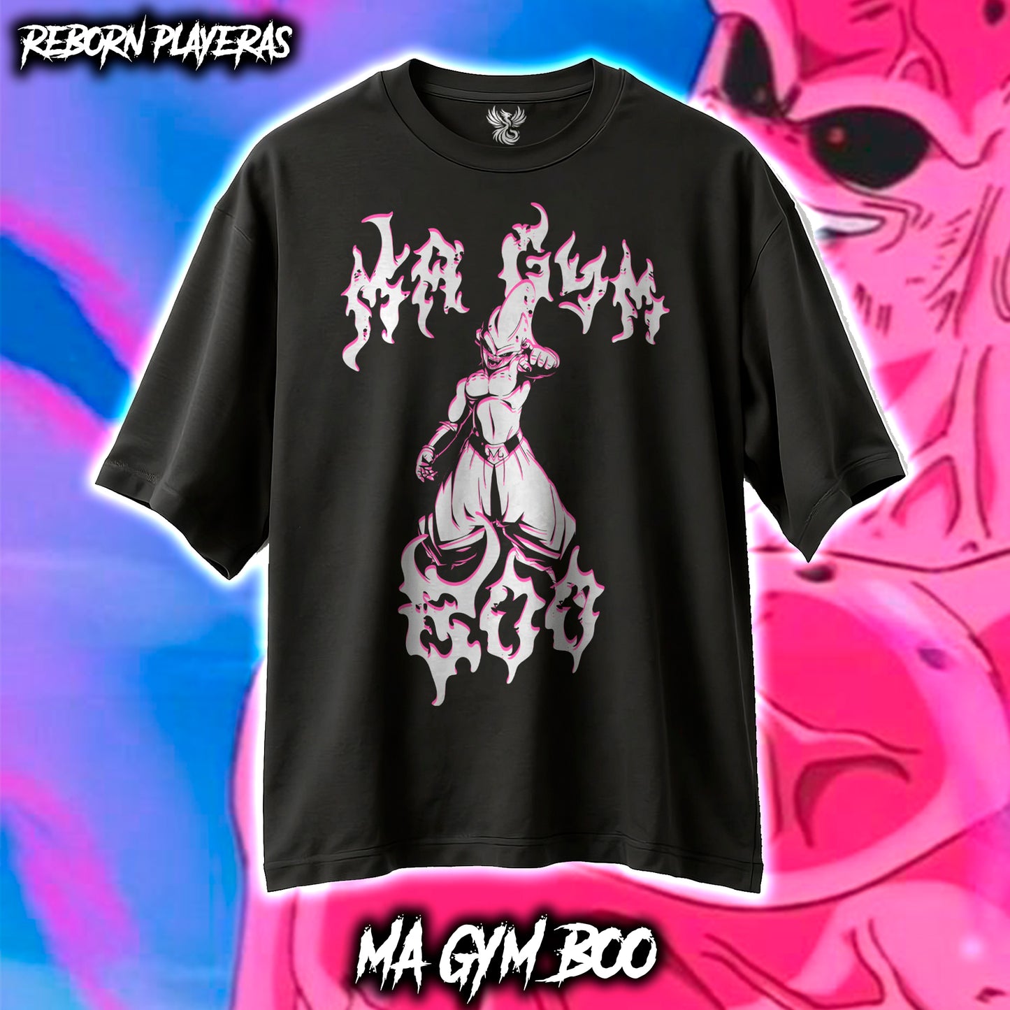 Playera Oversize Ma Gym Boo