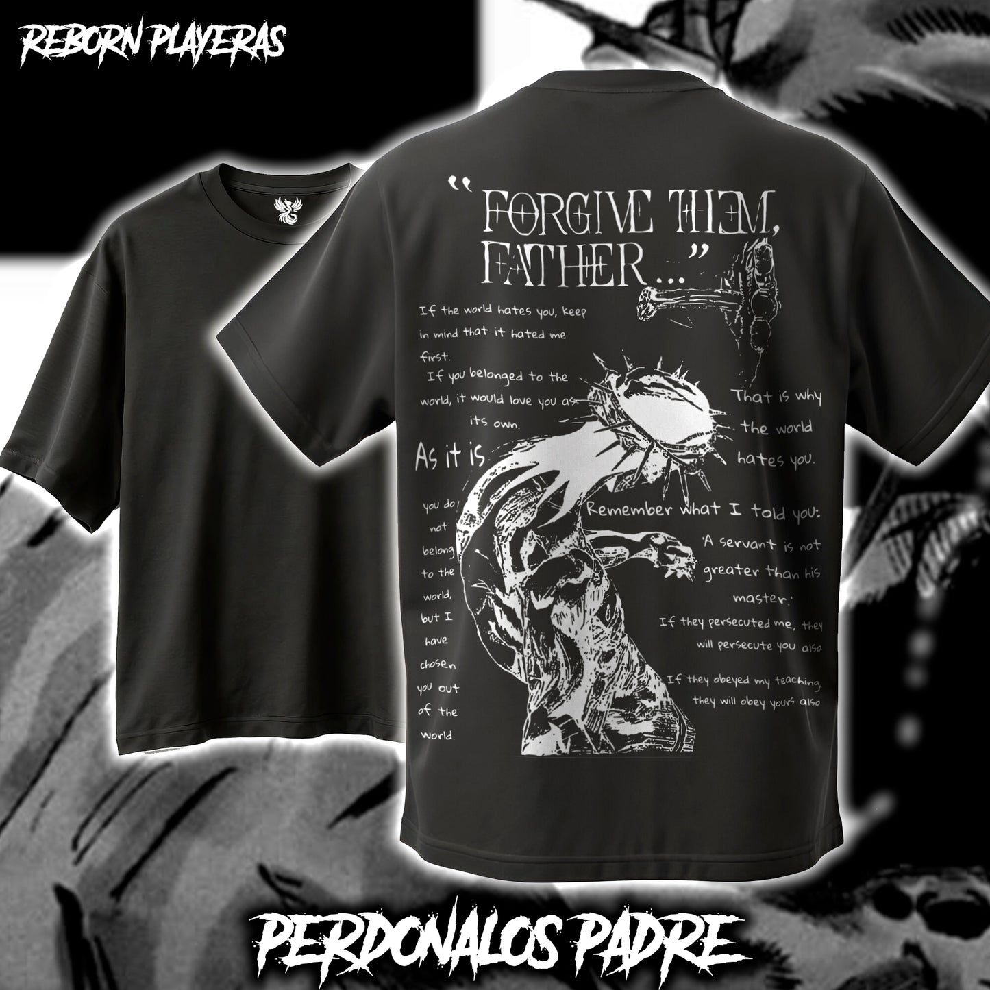 Playera Oversize Perdonalos Padre