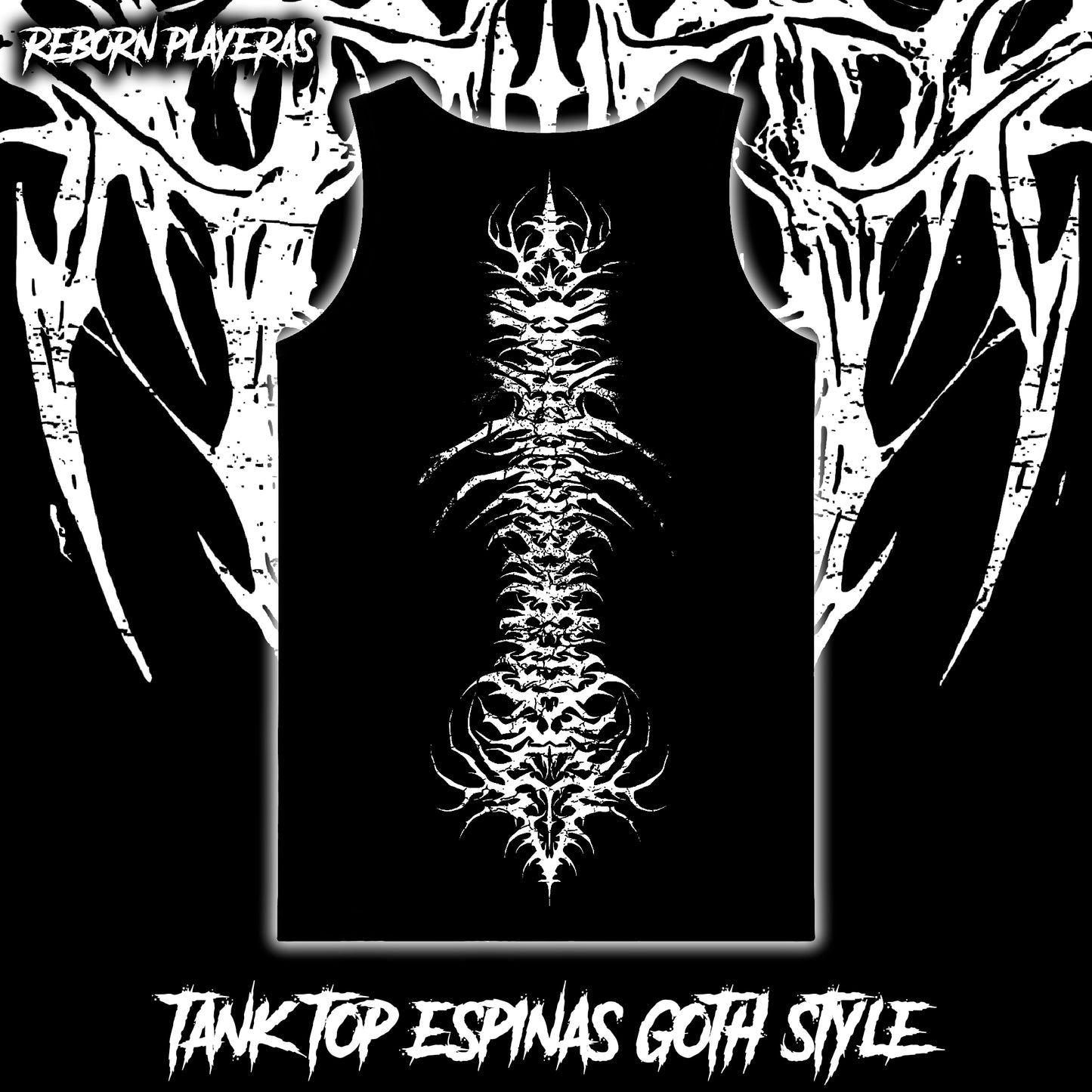 Tank Top Columna Espinas Gotico Gym