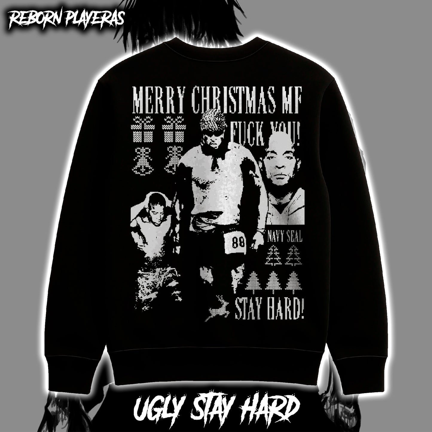 Ugly Sweater Mantente Fuerte