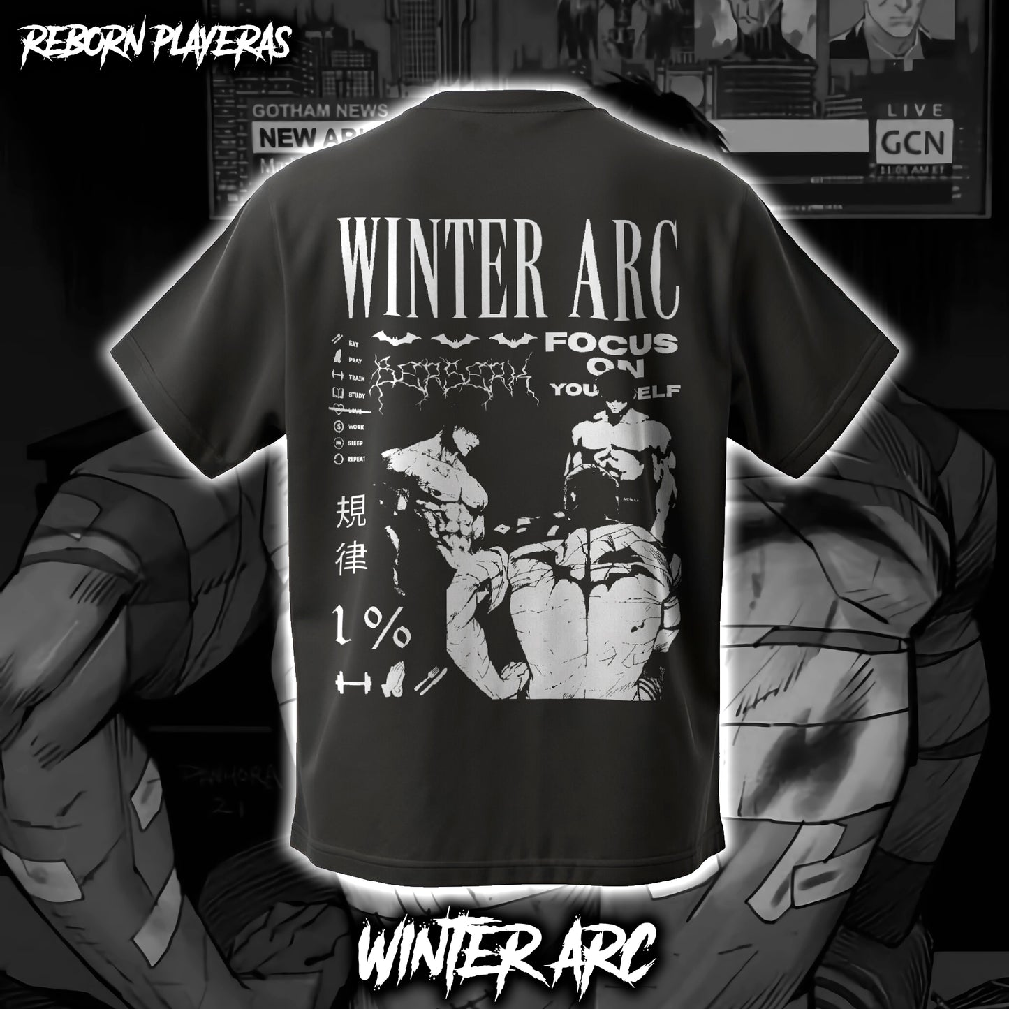 Playera Oversize Arco Invernal