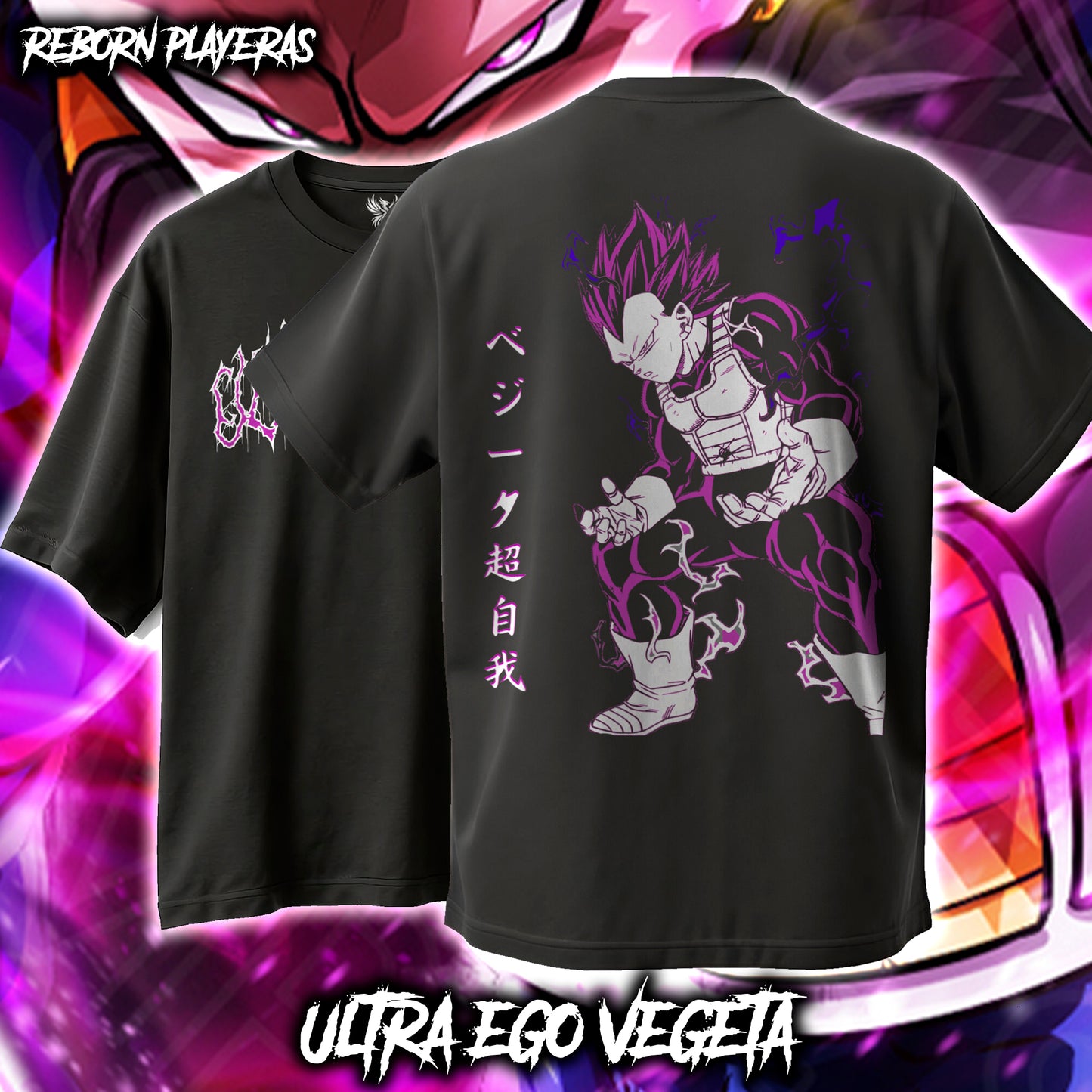Playera Oversize Ultra Ego Vegeta